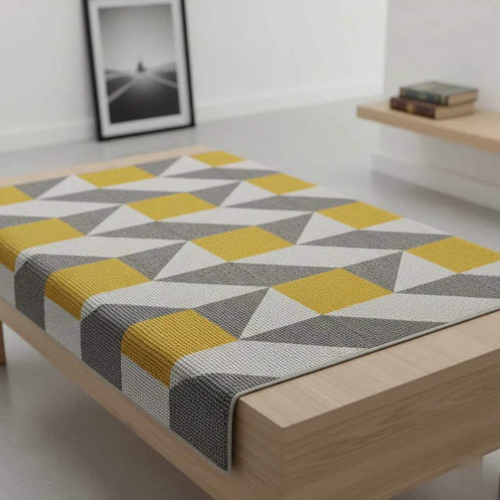 8x10 area rug in a modern living room