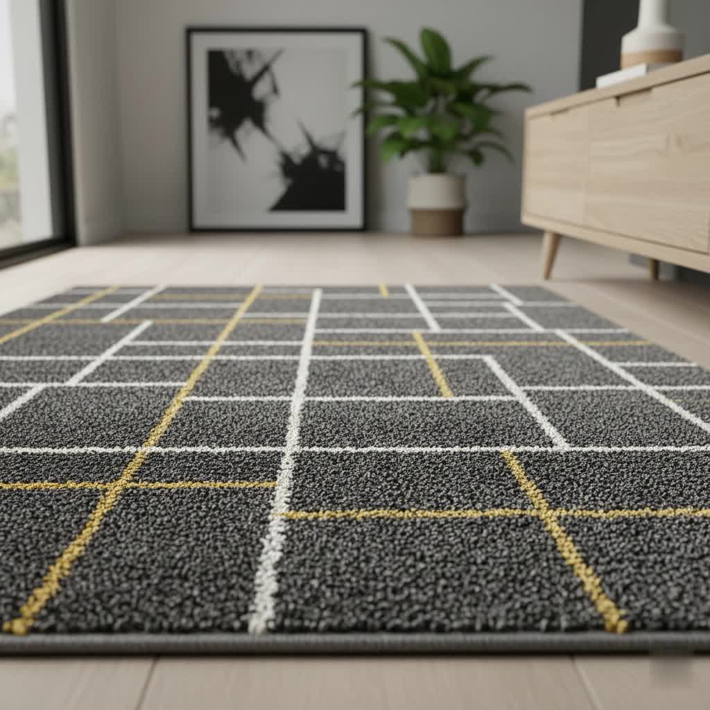White and Black Carpet: A Timeless Statement for Modern Homes