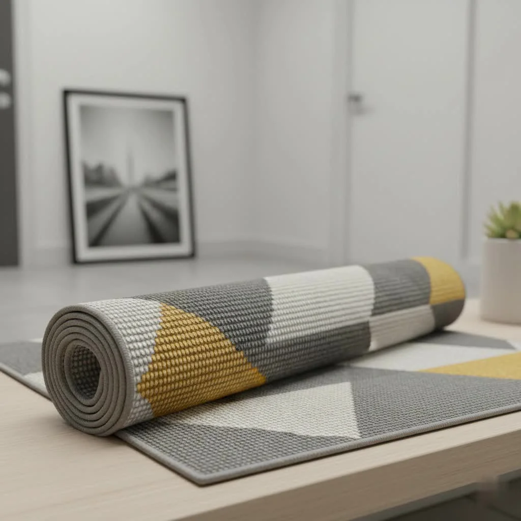 Elegant American carpet in a modern living room